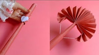 DIY Paper fan #shorts #youtubeshorts #diy #art #papercraft #craft #sanrio #innovacrafts