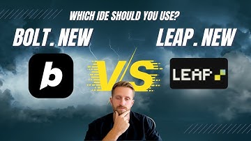 Bolt.new vs Leap.new Showdown ⚡️ Which Vibe Coding IDE Wins?