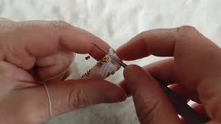 Bracelet Crocheté de la collection Amaria avec des cristaux Mesh