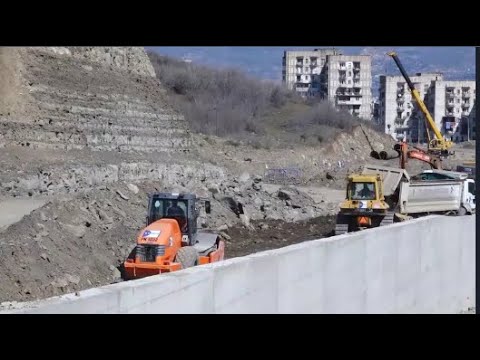 ვაშლიჯვარში, მაჭავარიანის ქუჩაზე მეწყერსაშიში ფერდის გამაგრების სამუშაოები დაიწყო