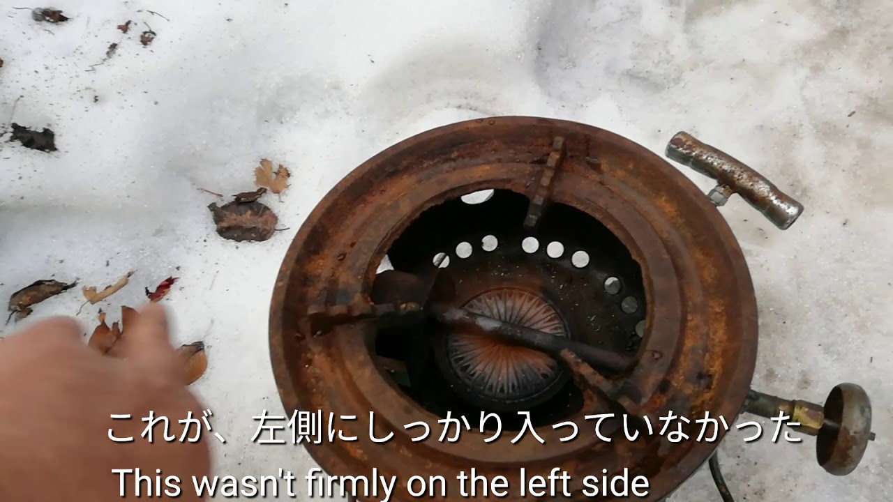 キッチンカーで　６０歳から稼ごう！NO18　灯油バーナー復活　Earm money from the age of 60 with a kichen car! NO18