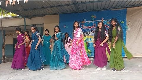 Farewell party mixed group song by 10th class Girlz
