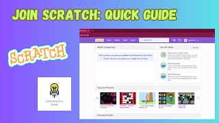 Welcome to Scratch |Creating an Account and Getting Started