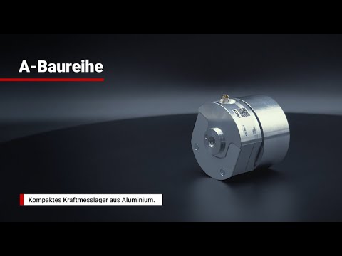 Kompaktes Kraftmesslager aus Aluminium.