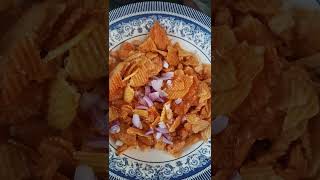 Kurkure Lays Yummy Noodles Chaat ☕#asmr#chaat#chaatrecipe#lays#kurkure#yummynoodles#junkfood#recipe