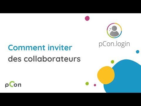 [TUTO pCon.login] Inviter des collaborateurs