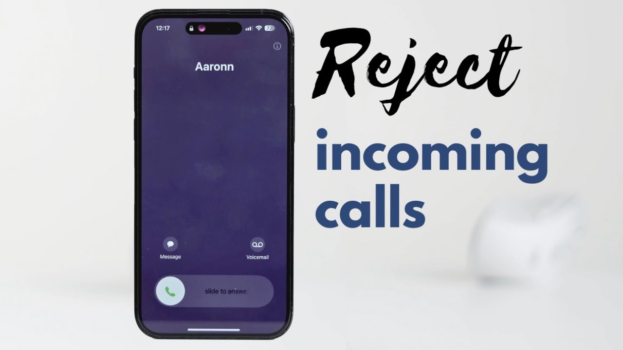 How to Decline incoming call on iPhone 16, 15, 14, 13, 12, 11, X