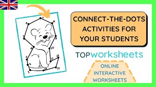 Free EDUCATIONAL resources: How to make INTERACTIVE worksheets with join the dots ACTIVITIES