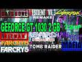 GEFORCE GT 1030 2 GB(CORE i3 8100+12 GB DDR4 RAM) 10 game tests