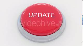Pushing Big Red Button with Update Inscription | Motion Graphics - Envato elements