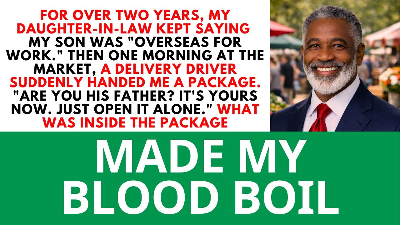 I Believed My Son Was Traveling for Work — Until a Delivery Driver Handed Me a Package with His Name