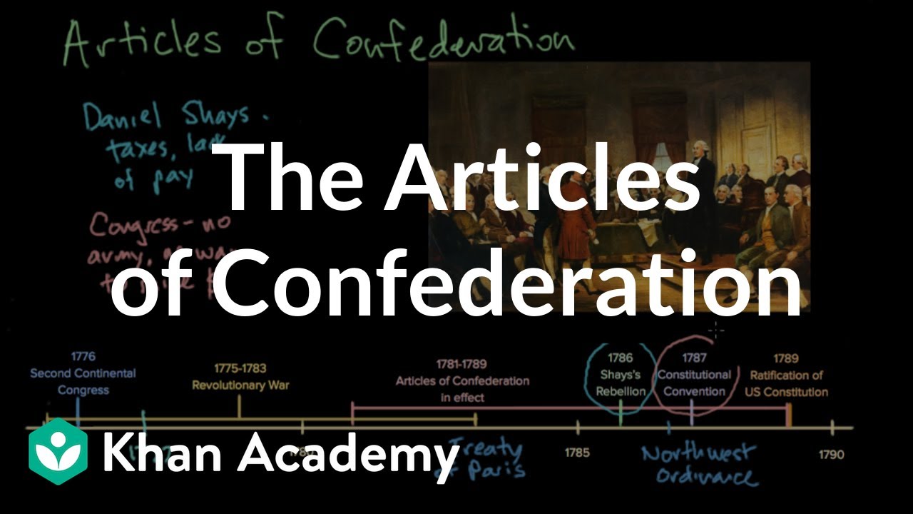 Differences Between The Articles Of Confederation And The Constitution Chart