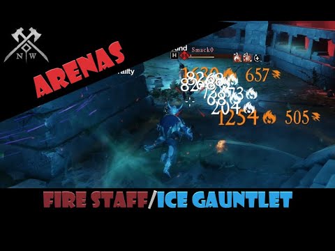 New World PvP - Still OP - Fire Staff/Ice Gauntlet - Light Armor ...