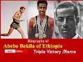 Ababa Bekila 1960 S Olympic Marathon TRIPLE VICTOR 