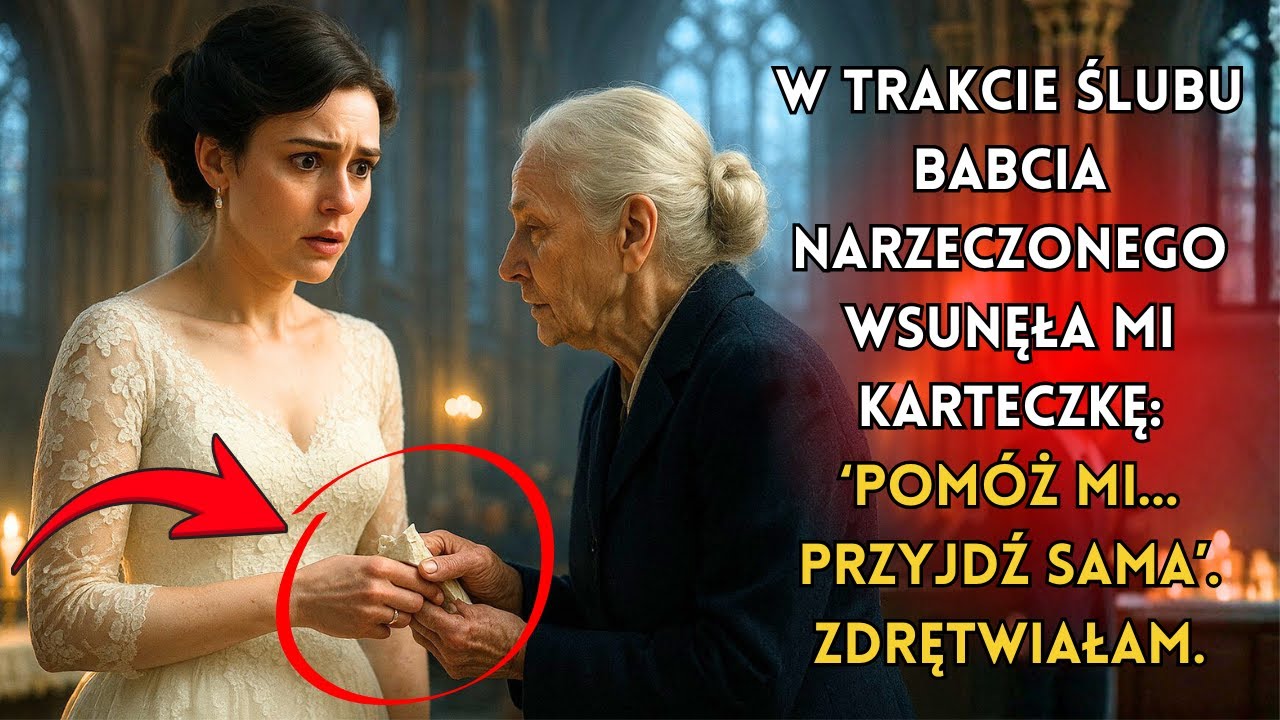 W CHWILI, GDY MIAŁAM POWIEDZIEĆ „TAK”, 82-LETNIA BABCIA PANA MŁODEGO WSUŃĘŁA MI DO DŁONI KARTKĘ: „NIE WYCHODŹ ZA NIEGO. ON NIE JEST TYM, ZA KOGO GO UWAŻASZ”