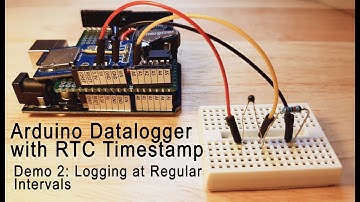 Arduino Data Logger Shield with RTC Time Stamp || Demo 2 of 4 || Thermistor Temperature Monitor