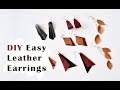 DIY | Easy Leather Earrings