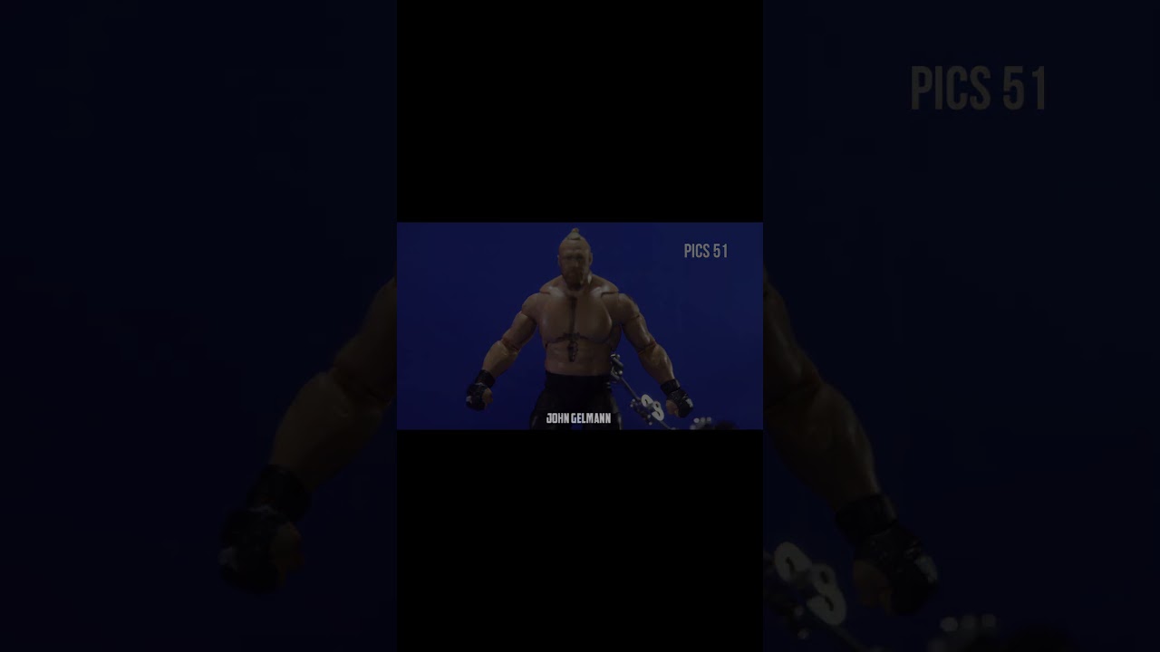 BEHIND THE SCENE : WWE BROCK LESNAR READY TO FIGHT STOP MOTION 