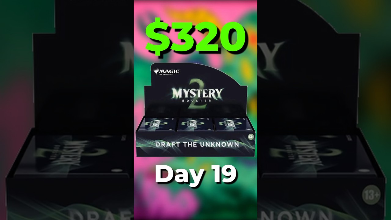 Opening a $320 Mystery Booster 2 Box - Day 19 🌲 - YouTube