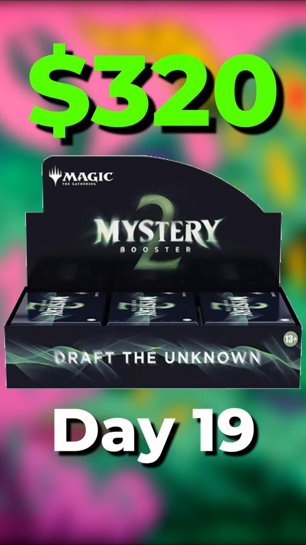 Opening a $320 Mystery Booster 2 Box - Day 19 🌲 - YouTube