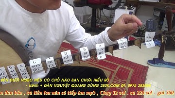 DẠY ĐÀN NGUYÊT LÊN GIÂY XÁ THƯỢNG GIÂY MÌ LA CHO NGƯỜI DỐT CỰC DỐT