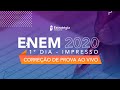 Gabarito ENEM 2020 1° Dia – Correção de Prova ao vivo - Impresso