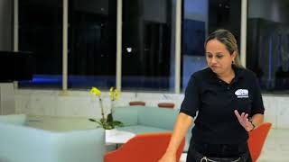 SFM Janitorial Services (Equipo de limpieza) le da la bienvenida