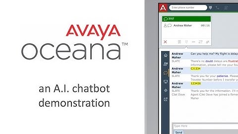 Avaya Oceana an AI Chatbot Story (updated)