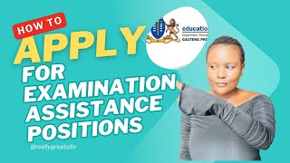 How to Apply for Education Assistant Step by Step Guide #EducationAssistant #GDE #SAYouth”