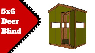 5x6 Deer Blind Plans