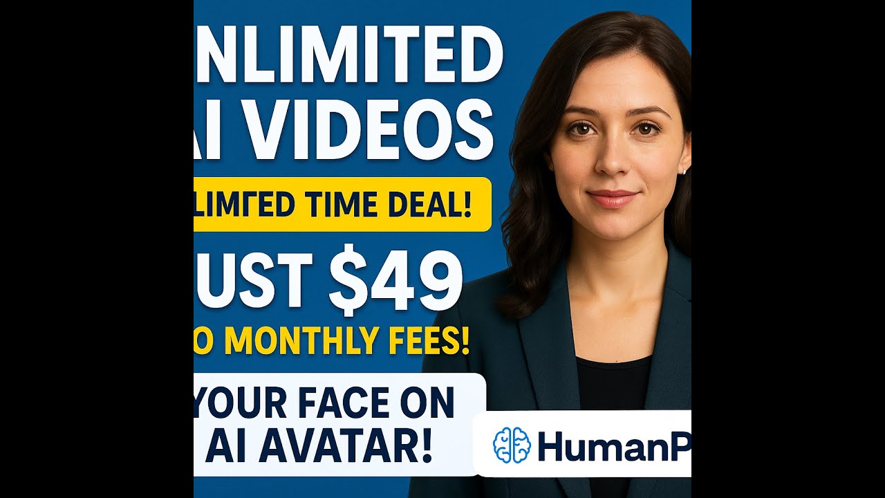 Create UNLIMITED AI Videos with HumanPal 💥 | One-Time Payment | No Monthly Fees!