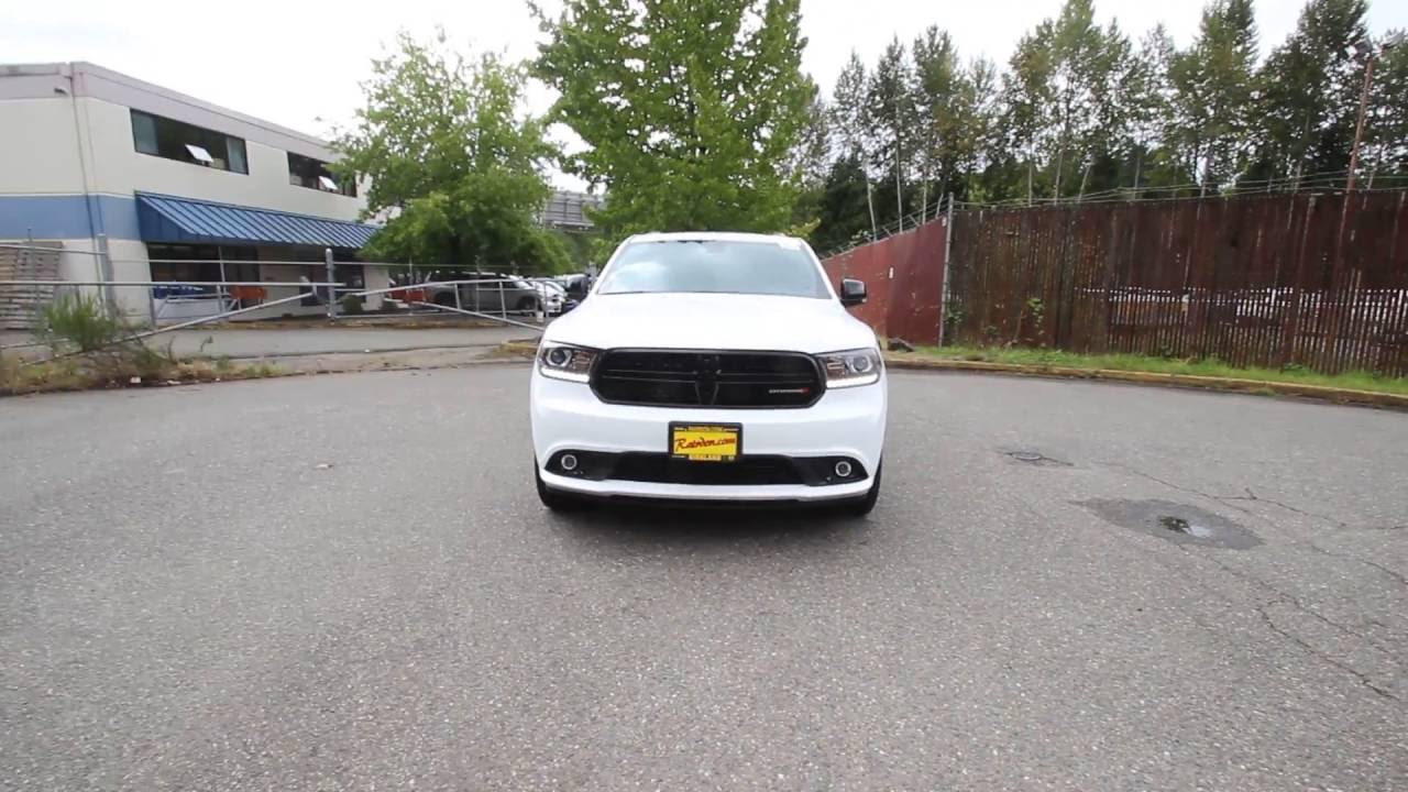 2017 Dodge Durango GT AWD White Knuckle Clear Coat HC600929