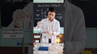 हाइड्रोजन गैस का Pop Sound Test! 🔥 Class 10 Activity 2.3
