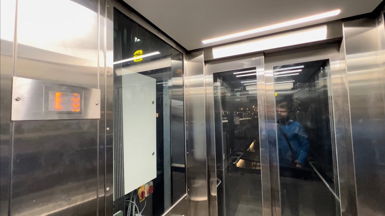 2017 KONE MonoSpace MRL Traction Elevator @ Gävle Centralstation, Gävle, Sweden.