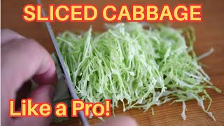 👨‍🍳 Japanese Cooking | H๐w to Finely Slice Cabbage | PRO CHEF TECHNIQUE! 😋