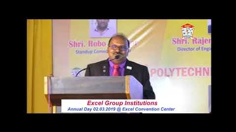 Excel Group Institutions Annual Day(.2.03.2019) Part 1