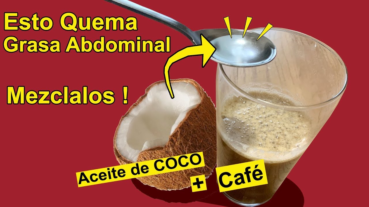 cafe quema grasa con aceite de coco