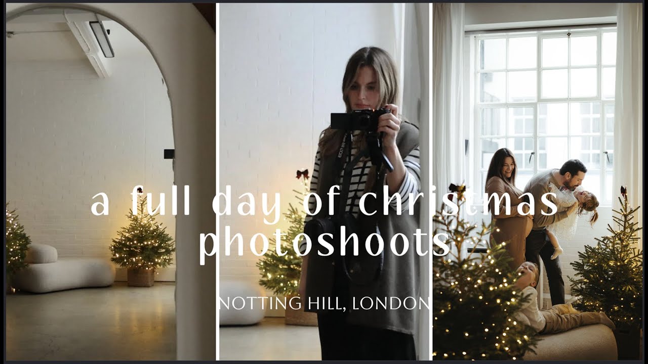 A FULL DAY OF CHRISTMAS PHOTOSHOOTS IN NOTTING HILL