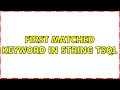 First matched keyword in string TSQL (3 Solutions!!)