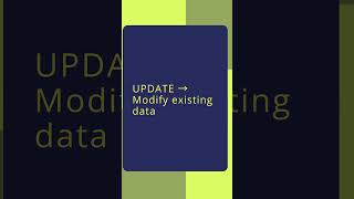 SQL – Talking to Databases