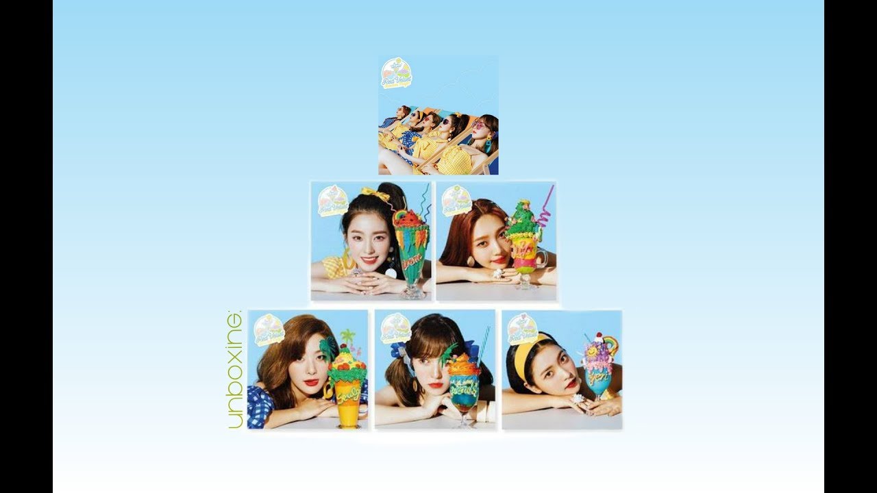 Let S Power Up Unboxing All 6 Versions Of Red Velvet S Summer Magic Youtube