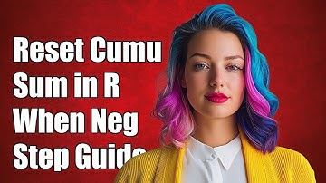 Resetting Cumulative Sum in R When Values Go Negative: A Step-by-Step Guide
