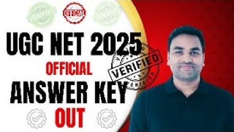 OUT🔥UGC NET ANSWER KEY 2025 OFFICIALY OUT || UGC NET 2025 || UGC NET RESULT 2025