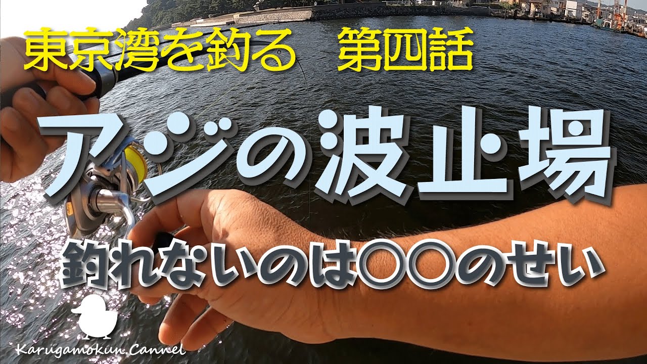 東京湾を釣る第四話 堤防からアジ釣り 隣は快調なのに 隣の人と何が違う おかっぱり Youtube