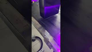 How to mark logo on galvanized coil steel sheet by CYCJET Large Character UV Inkjet Coding Machine