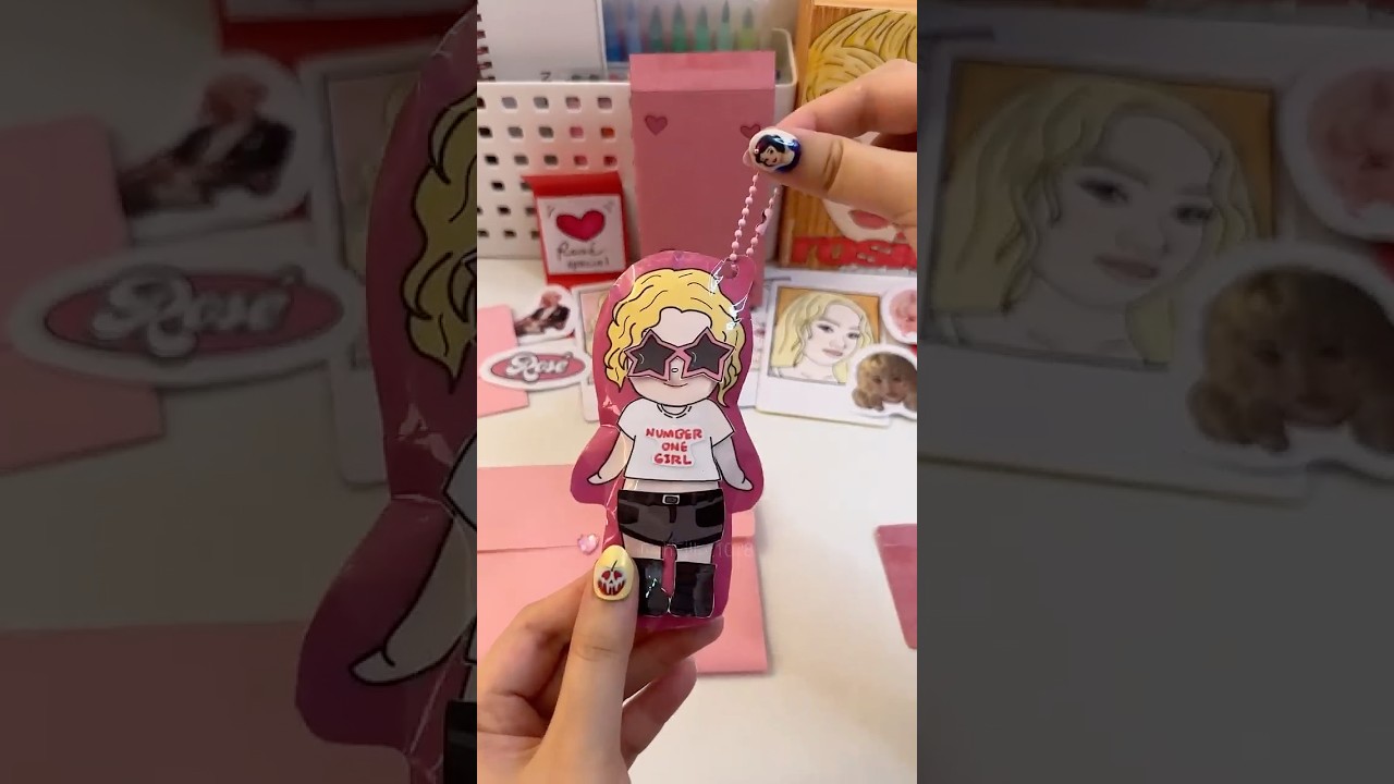 Blackpink Rosé blind box #unboxing #blindbox #rosé #blackpink #crafts #squish #art #asmr