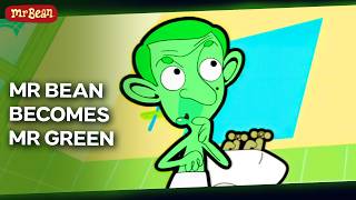 mr bean s mistake turned him green mr bean adventures