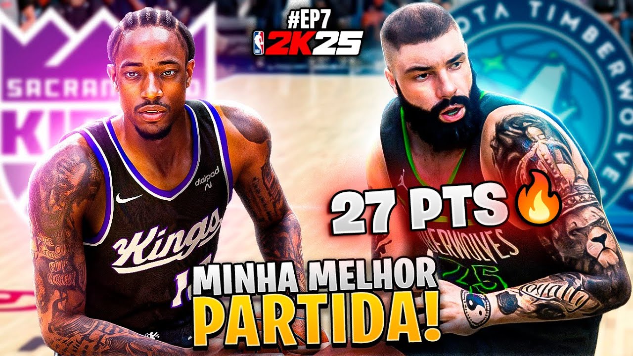 FIZ MINHA MELHOR PERFORMACE NO NBA 2K25 - Ep 7 MyCAREER 99 Overall NBA 2K25