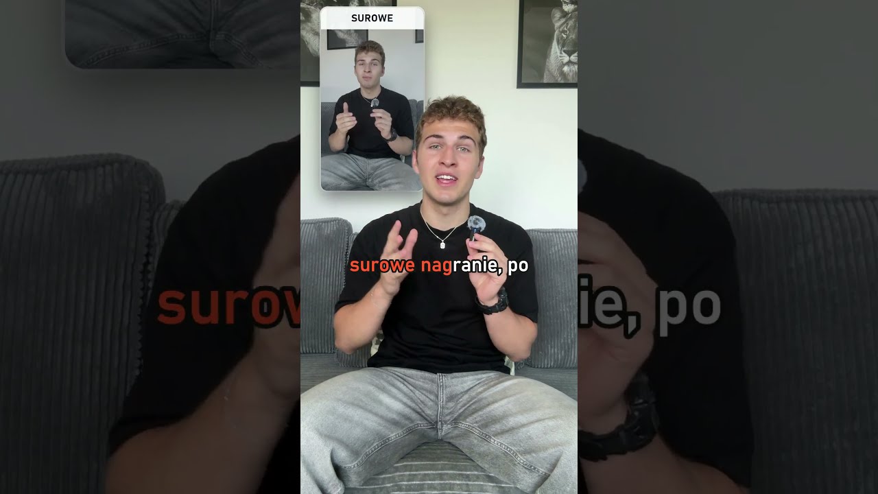 Po lewej moje surowe nagranie. Po prawej ta sama rolka 4 minuty później. 🎬