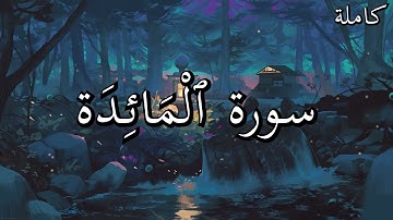 أجمل تلاوات القرآن الكريم سورة ٱلْمَائِدَة بصوت جميل جدا القارئ صلاح البدير 🌹❤